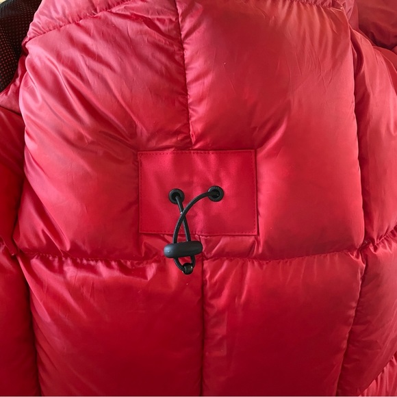 TNA Aritzia Big Chill Parka Waterproof Down Red sz 1 - Picture 6 of 7